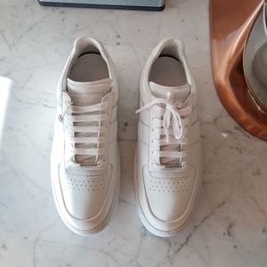 Maison Margiela Men's White Learher Sneaker